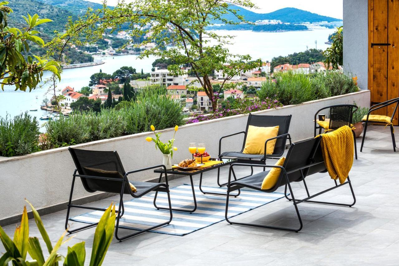 Villa Mardia- Sea View Infinity Pool Built 2023 Zaton  Exterior foto
